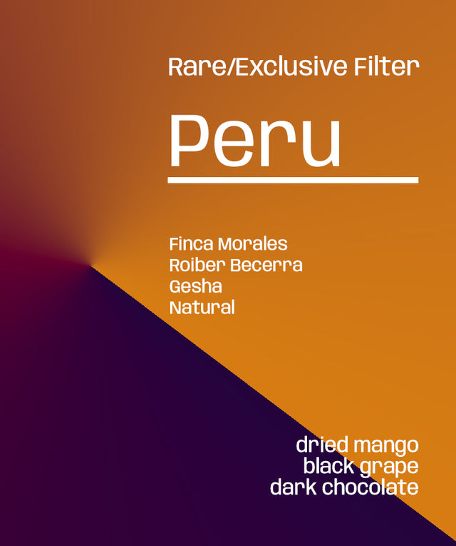 Peru Finca Morales - Rare/Exclusive Filter