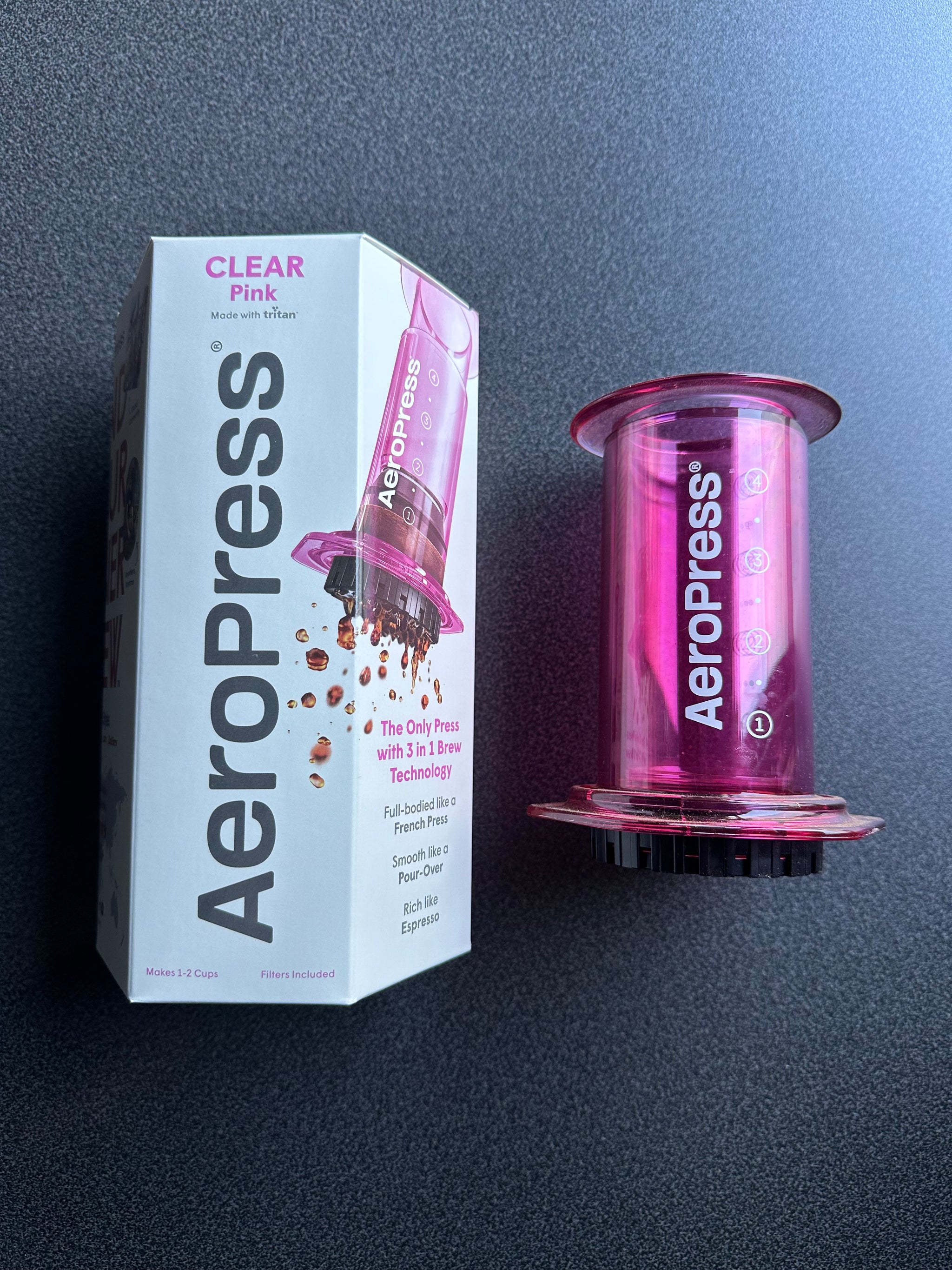 Go 生活家電・空調 Aeropress Clear Pink